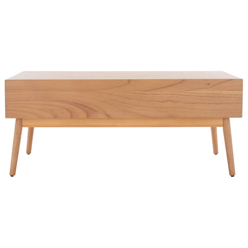 SAFAVIEH Luberta 2-Drawer Coffee Table - 44" L x 23" D x 18" H - 44Wx23Dx18H