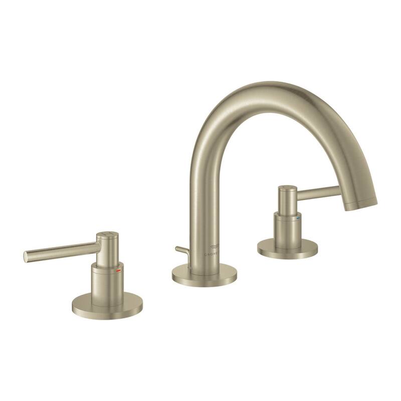 Grohe 20 660 Atrio New 1.2 GPM Widespread Bathroom Faucet with Pop-Up - Brushed Cool Sunrise