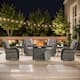 Option Grey Wicker Gray Cushion