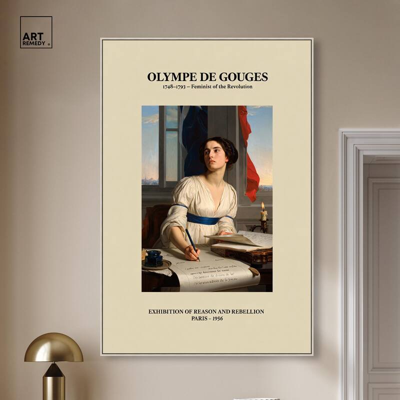 Intellectual Olympe Canvas by Art Remedy