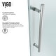 preview thumbnail 7 of 8, VIGO Winslow Frameless Sliding Shower Enclosure