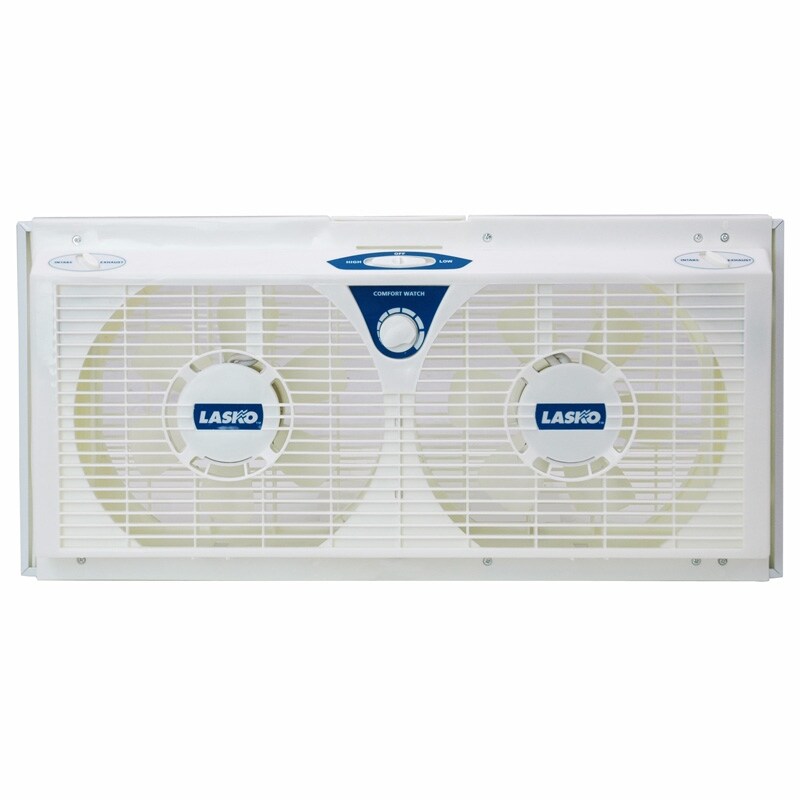 Lasko 2138 8 Reversible Twin Window Fan - White - Bed Bath u0026 Beyond -  14690364
