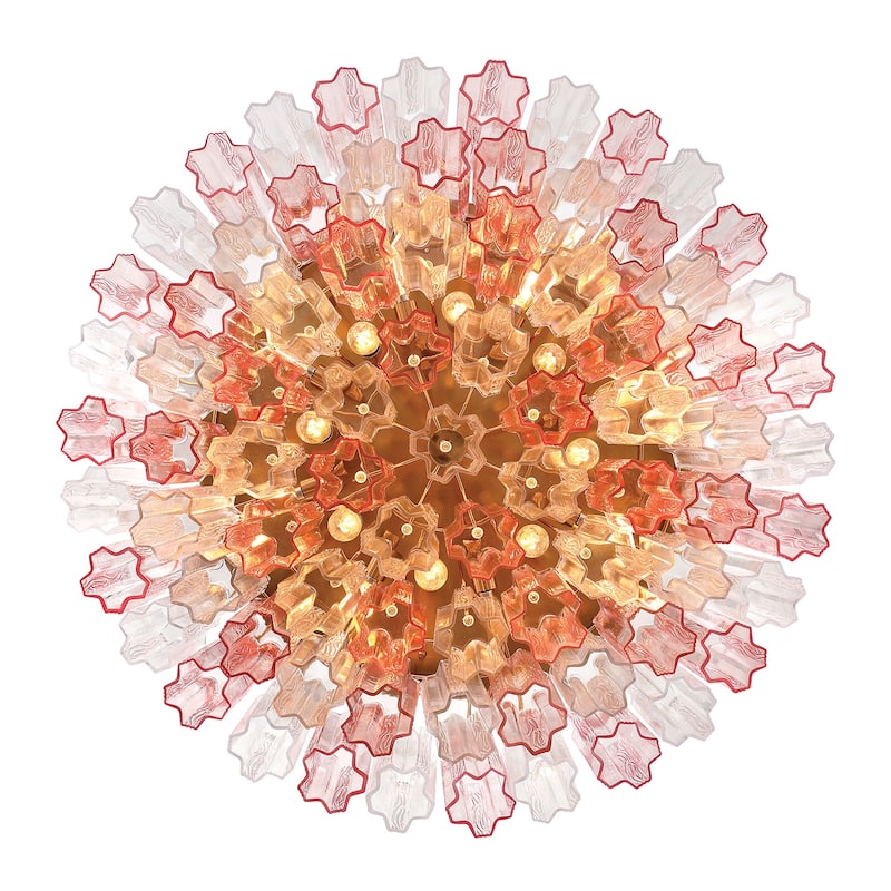 Crystorama Lighting Group ADD-331-SP Addis 16 Light 32" Wide Flush