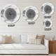 preview thumbnail 4 of 8, Designart 'Microphone in Pencil Sketch' Oversized Fashion Wall CLock