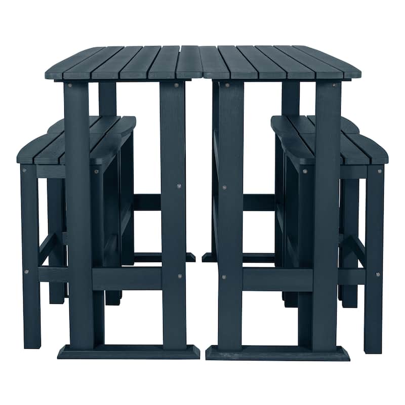 Lehigh 6-Piece Outdoor Balcony Set - Bar-height