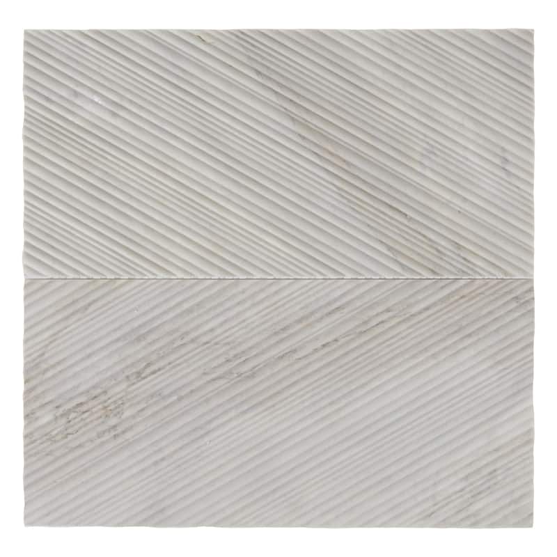 Daltile Pietra Divina 6" x 12" Marble Natural Stone Bamboo Mosaic in Honed Namaste (10 PC Per Carton) (10 SQFT Per Carton)