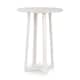 Option Natural White Bar Table