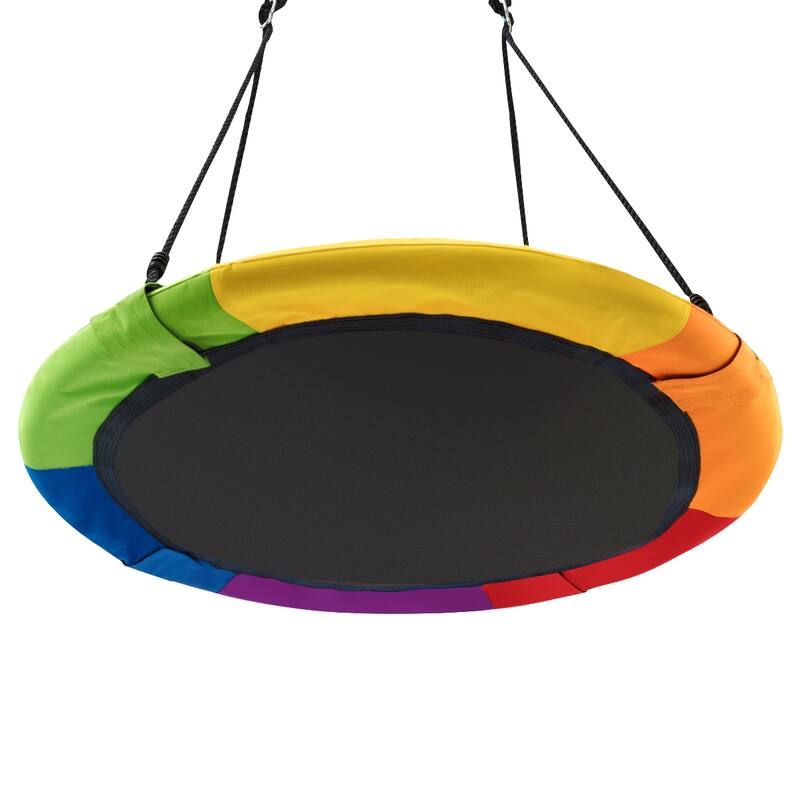 Goplus 40" Flying Saucer Tree Swing Indoor Outdoor Play Set Kids - See Details