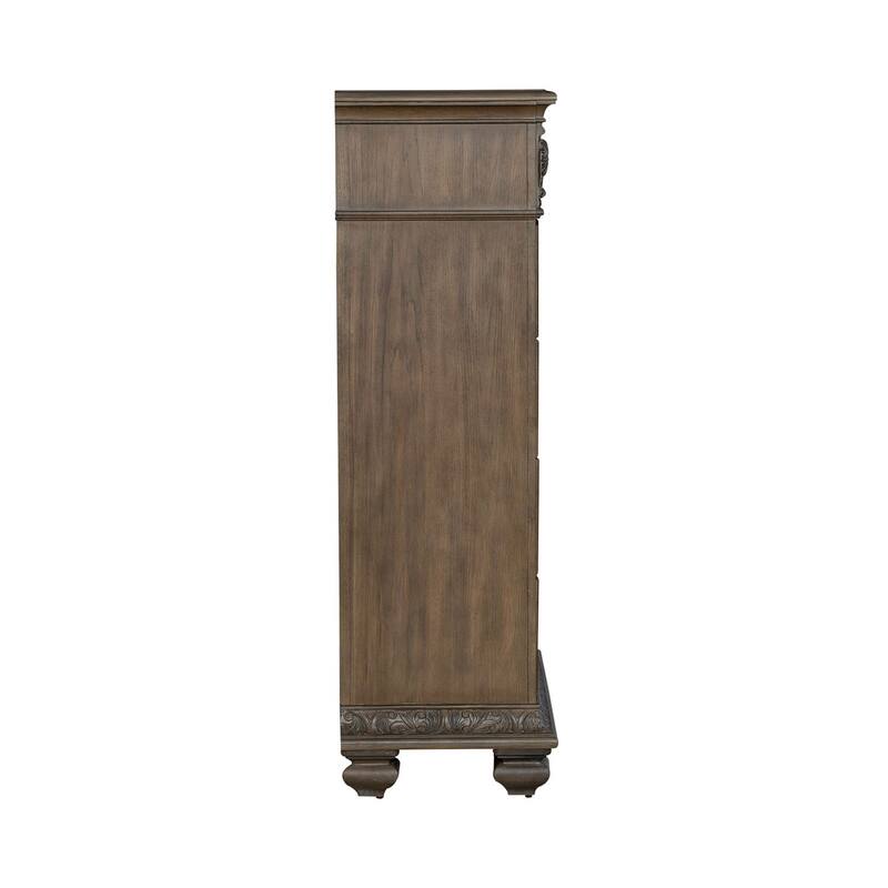 Liberty Furniture Carlisle Court Bedroom 5 Drawer Chest Chestnut Finish