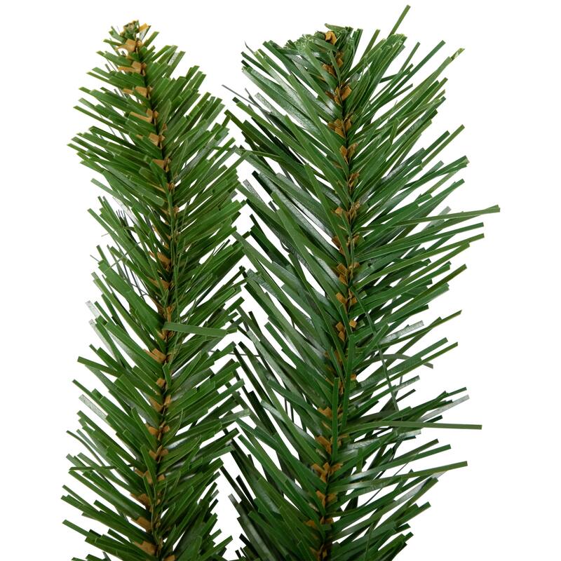 9' x 12" Mixed Green Beaver Pine Artificial Christmas Garland, Unlit