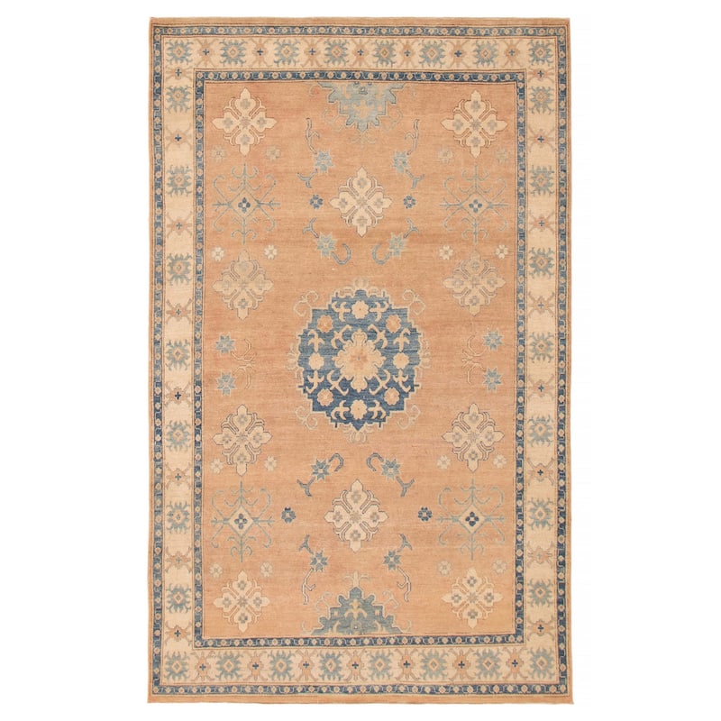 ECARPETGALLERY Hand-knotted Finest Ghazni Copper Wool Rug - 7'2 x 11'7 - Copper - 7'2 x 11'7