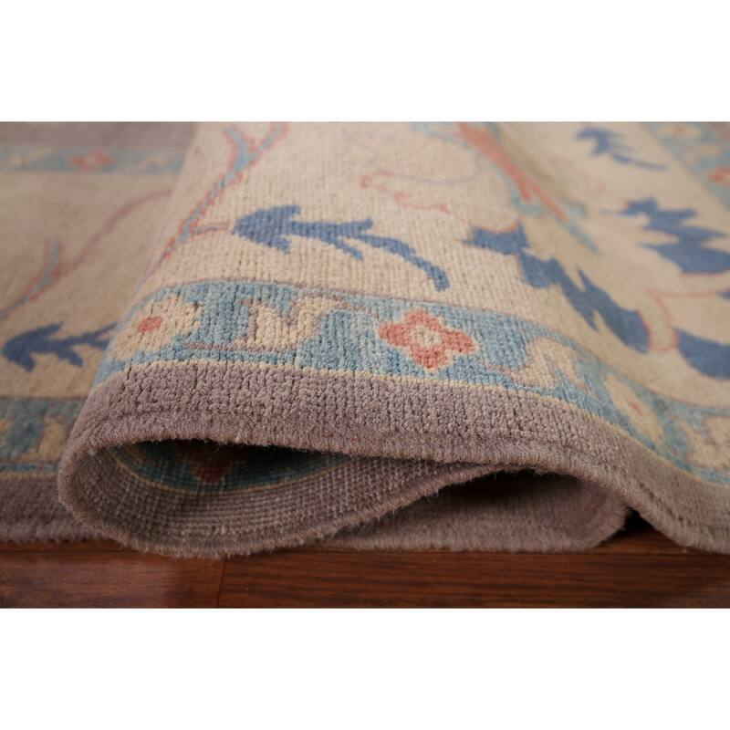 Earth Tone Oushak Oriental Area Rug Handmade Wool Carpet - 8'3" x 9'10"