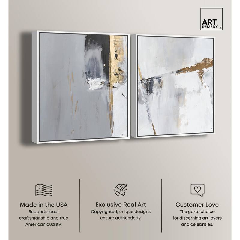 Cracks of Creation I Canvas Set of 2 by Art Remedy