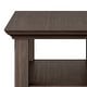 preview thumbnail 39 of 49, WYNDENHALL Normandy 14 inch Wide Solid Wood Transitional Narrow Side Table - 14 Inches wide