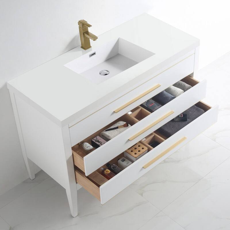 Ayer 48" Single Bathroom Vanity Set