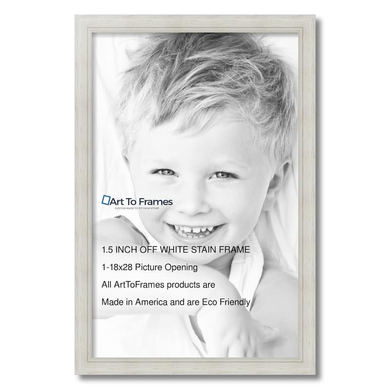 ArtToFrames Solwood 18x28 Inch Picture Frame, 1.50 Inch Wood Poster Frame Available in Multiple Colors (78238-18x28)