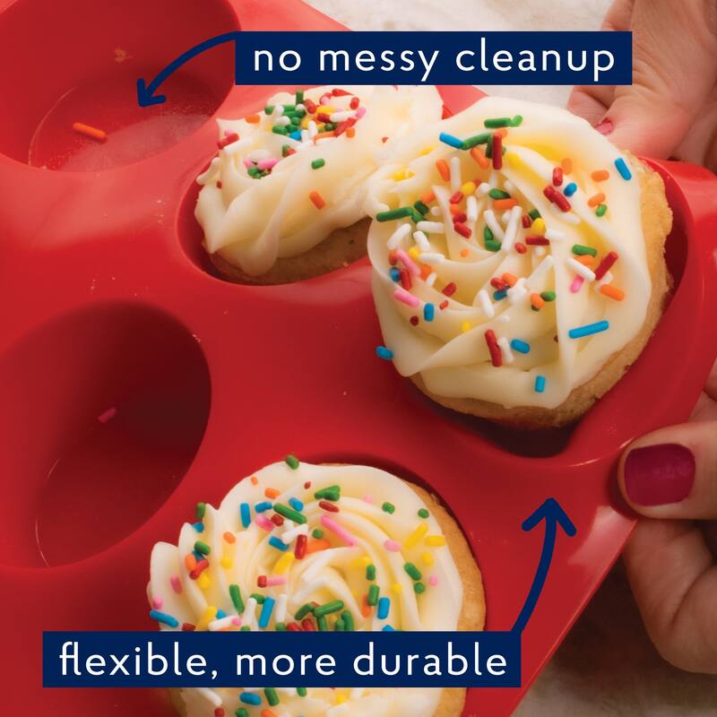 Mrs. Anderson's Baking Silicone 12-Cup Muffin Pan