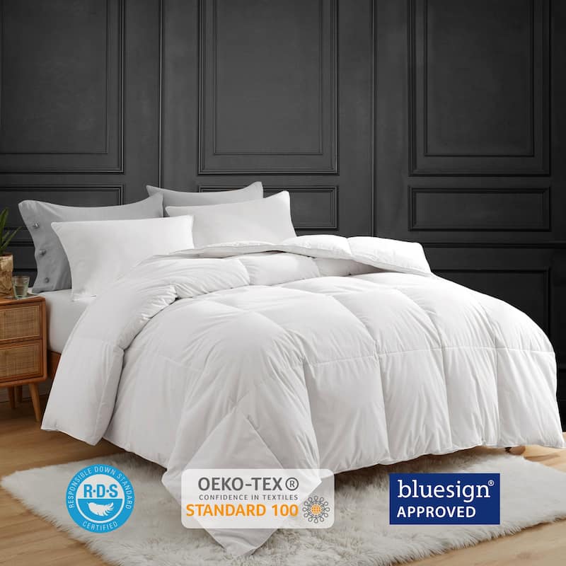 All-season Medium Warmth Luxury Goose Down Blend Duvet Insert Comforter