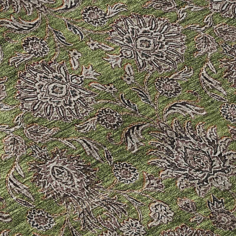 Premium Washable Super Soft Floral Borderless Mayfield Rug