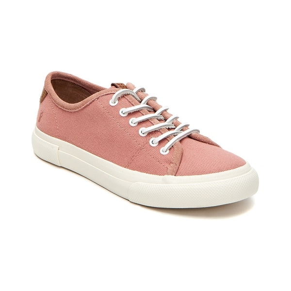 frye gia canvas low lace sneakers