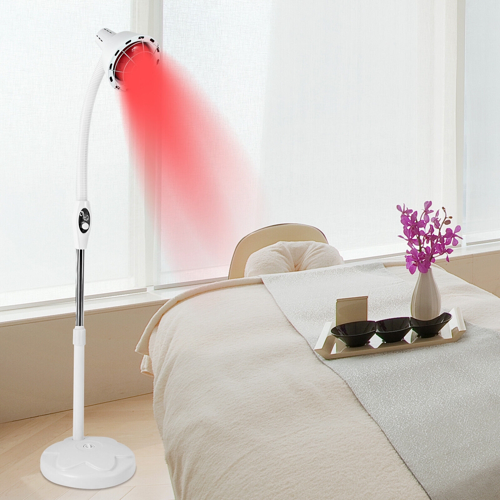 275W Infrared Red Heat Light Muscle Pain Relief Floor Stand Light On Sale Bed Bath Beyond 40120151