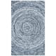 SAFAVIEH Handmade Ikat Jaycie Wool Rug - 6' Square - Grey