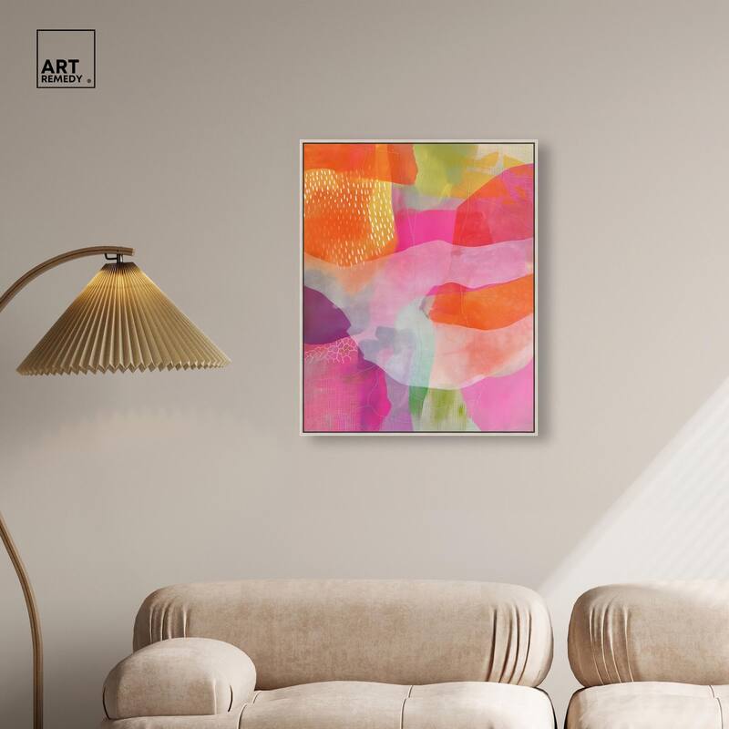 Garnet Gleam IV Canvas by Art Remedy
