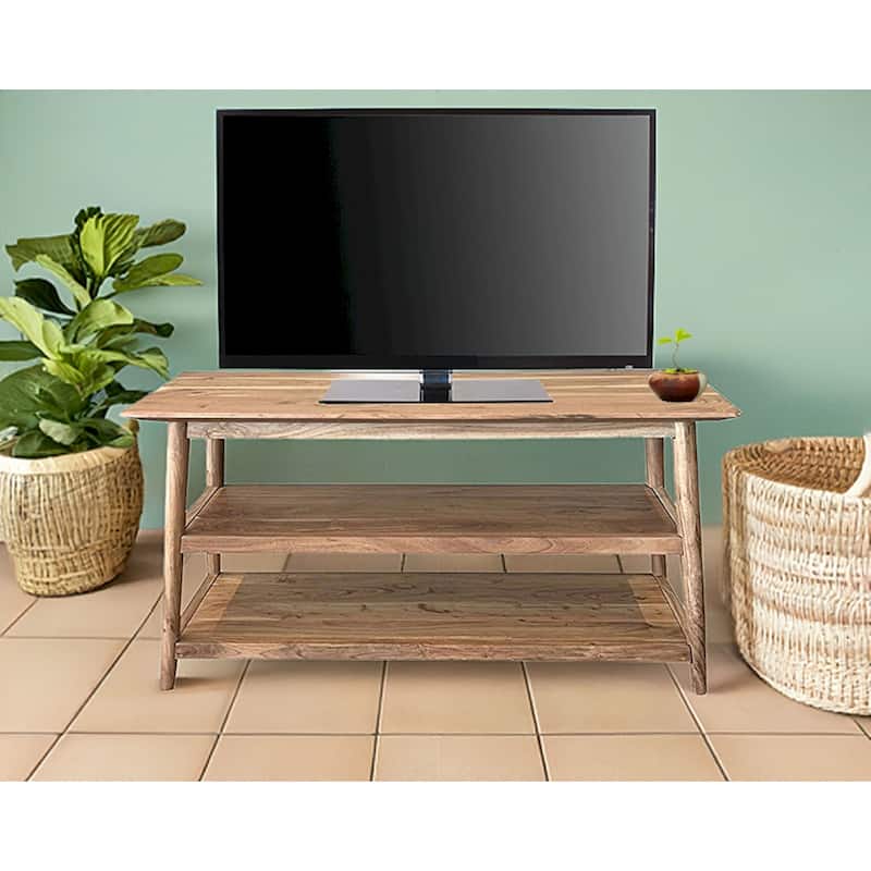 Acacia Wood TV Console