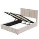preview thumbnail 3 of 52, Merax Upholstered Platform Bed with a Hydraulic Storage System