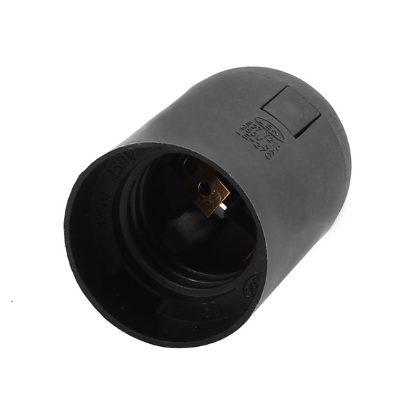 AC 250V 4A E27 Plastic Socket LED Light Bulb Lamp Light Holder Black Bed Bath Beyond 17587187