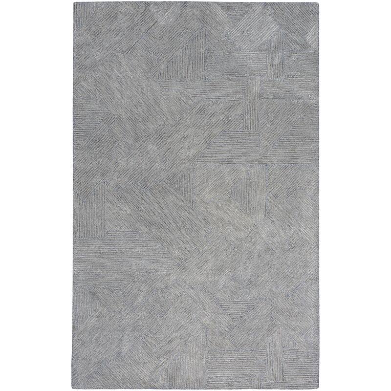 Michael Amini Abstract Linear Shimmer Area Rug