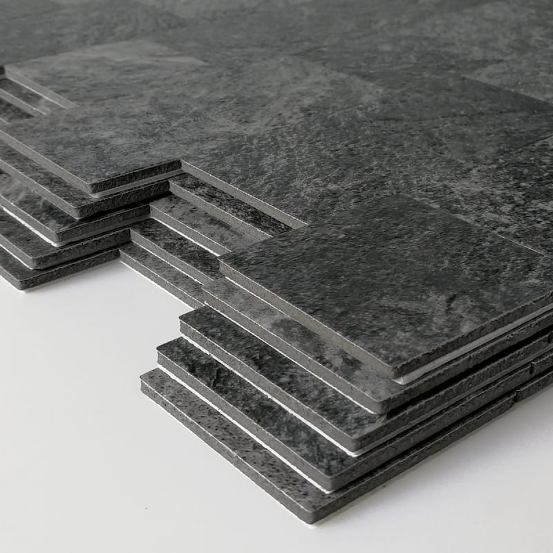 Art3d 12"x12" Peel and Stick Tile Backsplash for Kitchen, Aluminum Composite Tiles (5 Tiles)