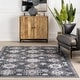 preview thumbnail 17 of 27, Nuloom Vivica SplashGuard Faded Medallion Machine Washable Area Rug