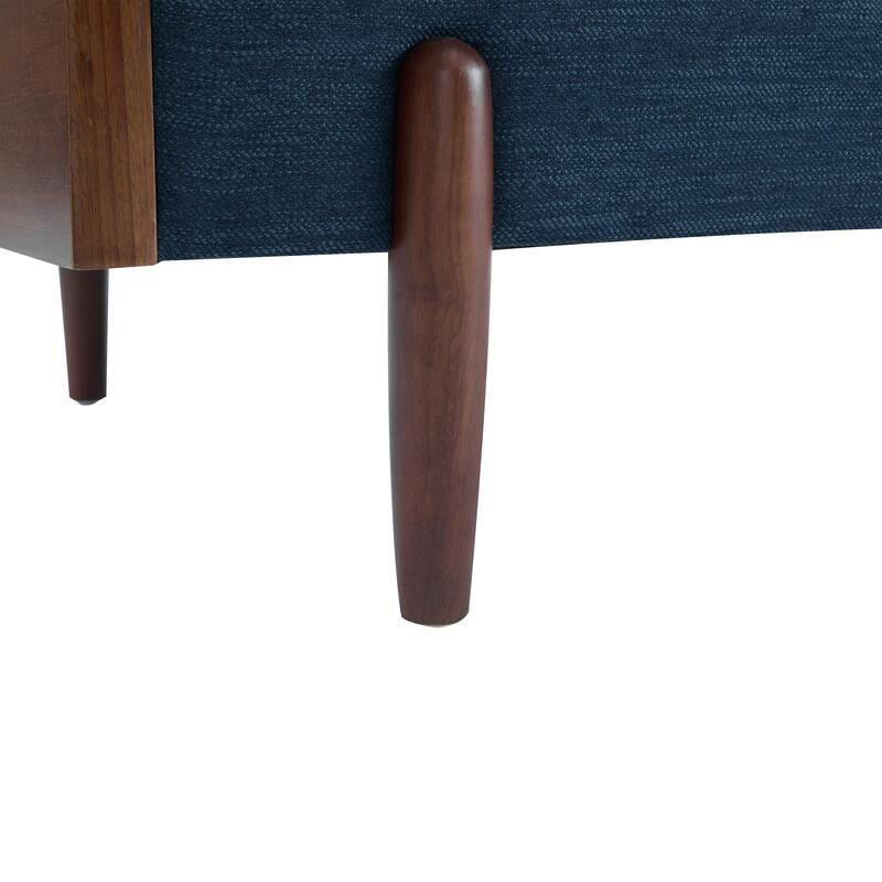 Mid-Century Modern Sofa with Slim Track Arms