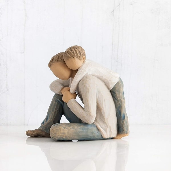 slide 2 of 5, Willow Tree That's My Dad Angel For Father & Son, Sculpted Hand-Painted Figure