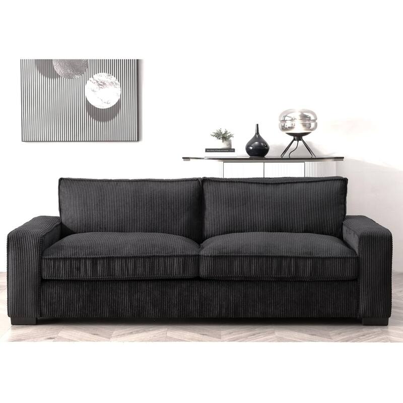 Luxe Corduroy Living Room Sofa