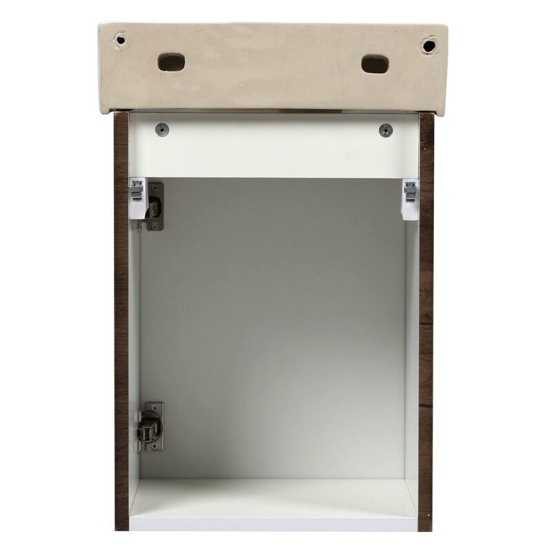 Modern Wall-Mounted Bathroom MINI-Vanity with Washbasin | Comfort Collection mirror Omega 24" included