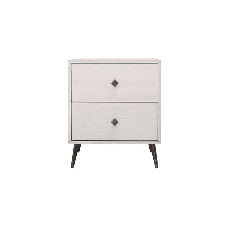 Clayfell Lattice 2 Drawer Nightstand