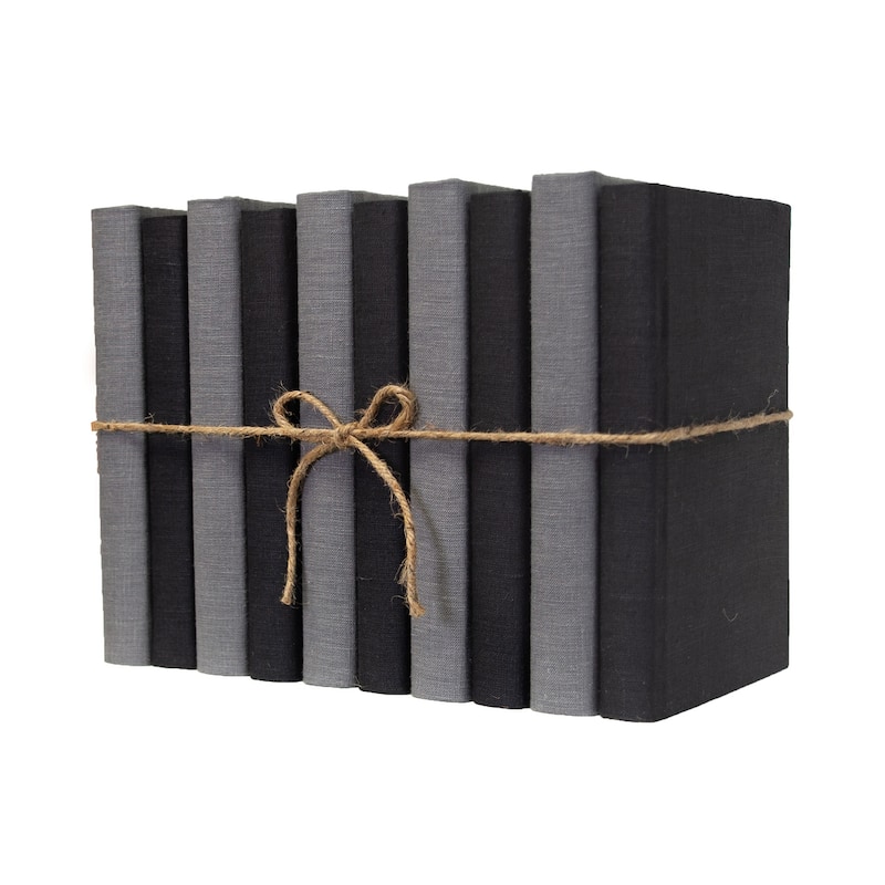 Books Grey Decorative Accessories: Onyx & Slate Linen ColorPak