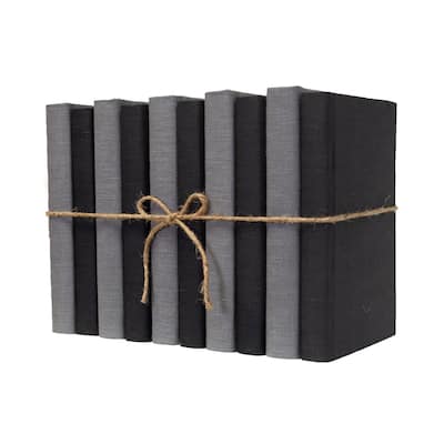 Books Grey Decorative Accessories: Onyx & Slate Linen ColorPak