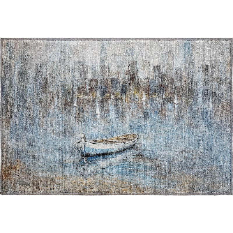 Premium Washable Super Soft Modern Lake Mayfield Rug