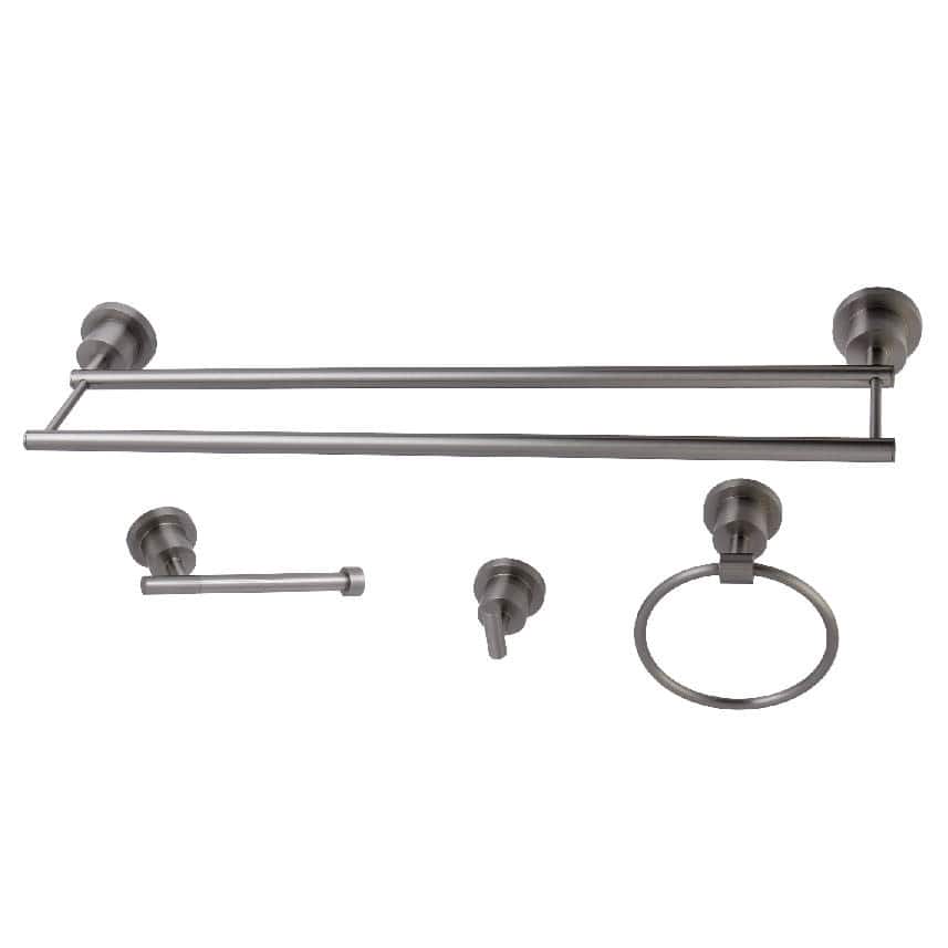 Kingston Brass Concord Bathroom Hardware Set - Includes 24" Towel Bar,