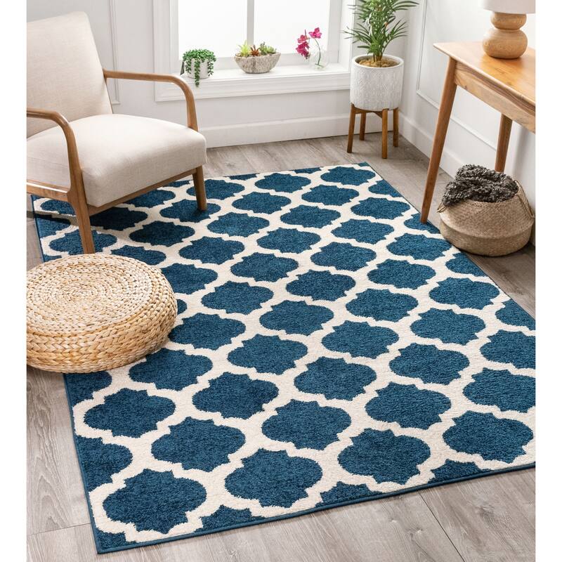 Well Woven Modern Trellis Lines Area Rug - 7'10" x 9'10"