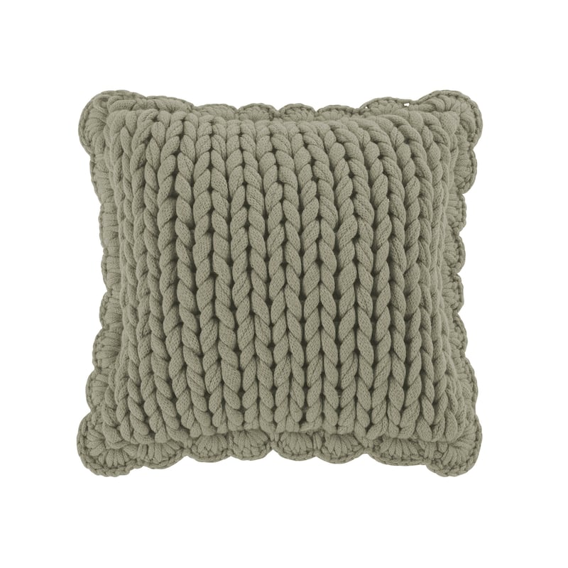 Donna Sharp Chunky Knit Decorative Pillow - Sage