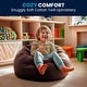 preview thumbnail 93 of 191, Small Refillable Bean Bag Chair for Kids and Teens