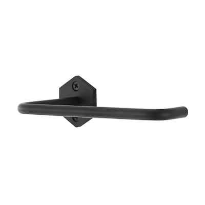 Brusque Toilet Paper Holder in Matte Black - MB