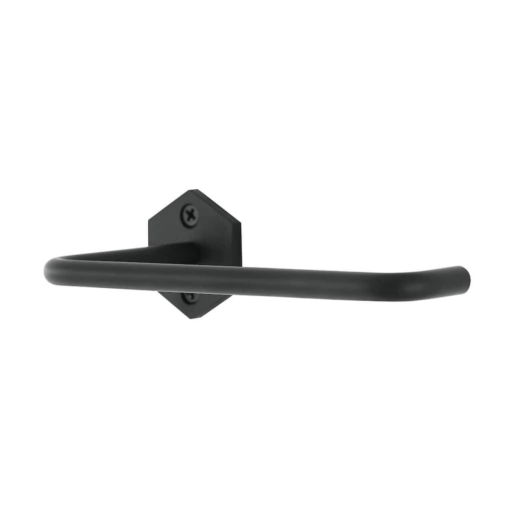 Brusque Toilet Paper Holder in Matte Black - MB