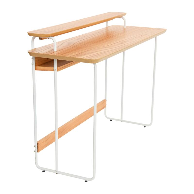 Computer Desk with Wood Veneer