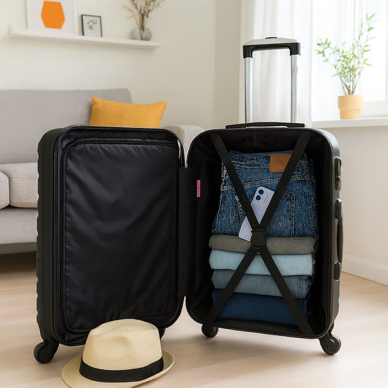 Craft Hardside 24-Inch Chequed Lightweight Spinner Luggage