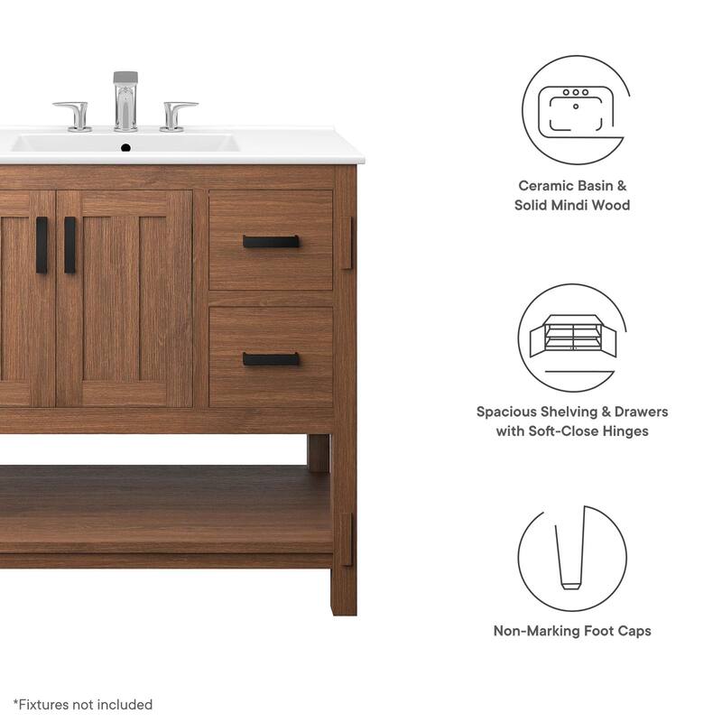Ashlyn 36" Wood Bathroom Vanity